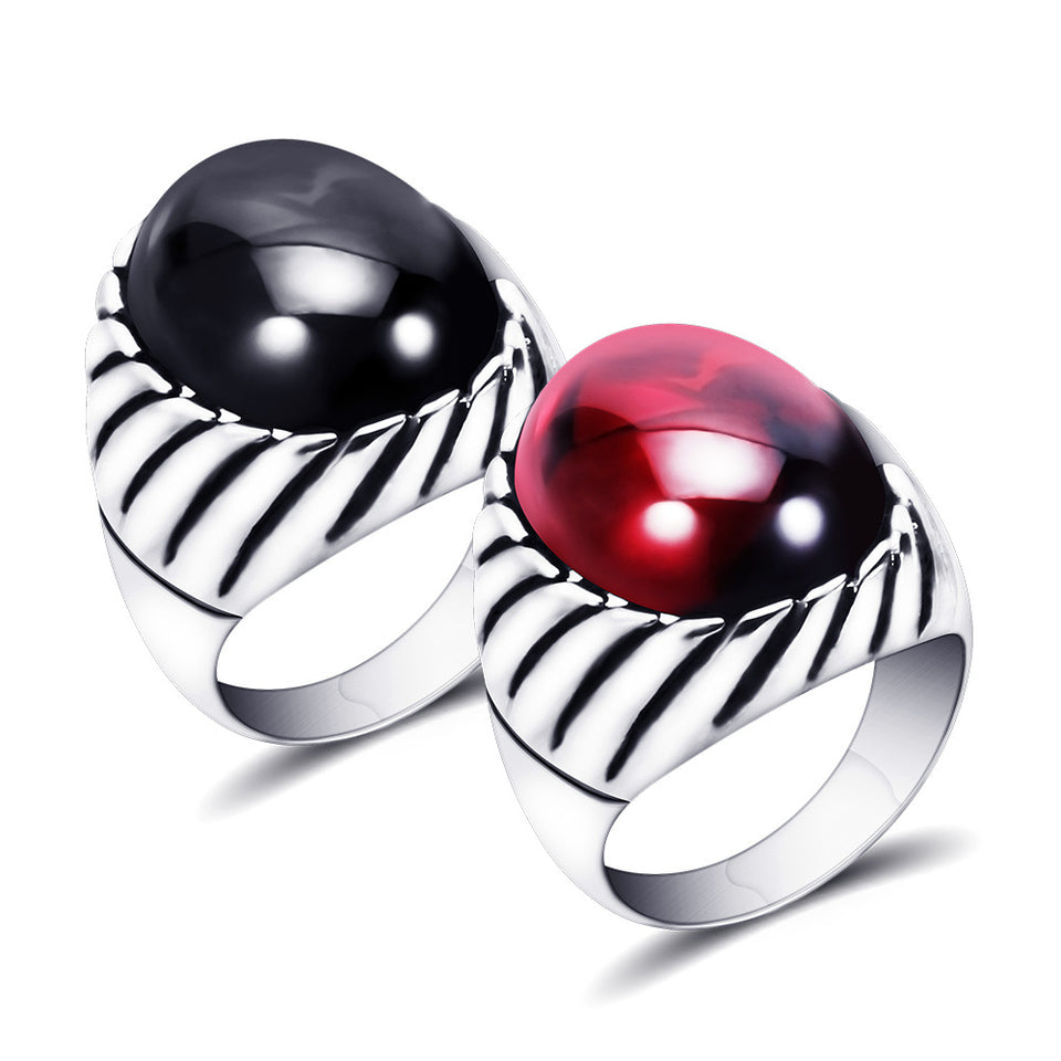 Retro Stripe Rings