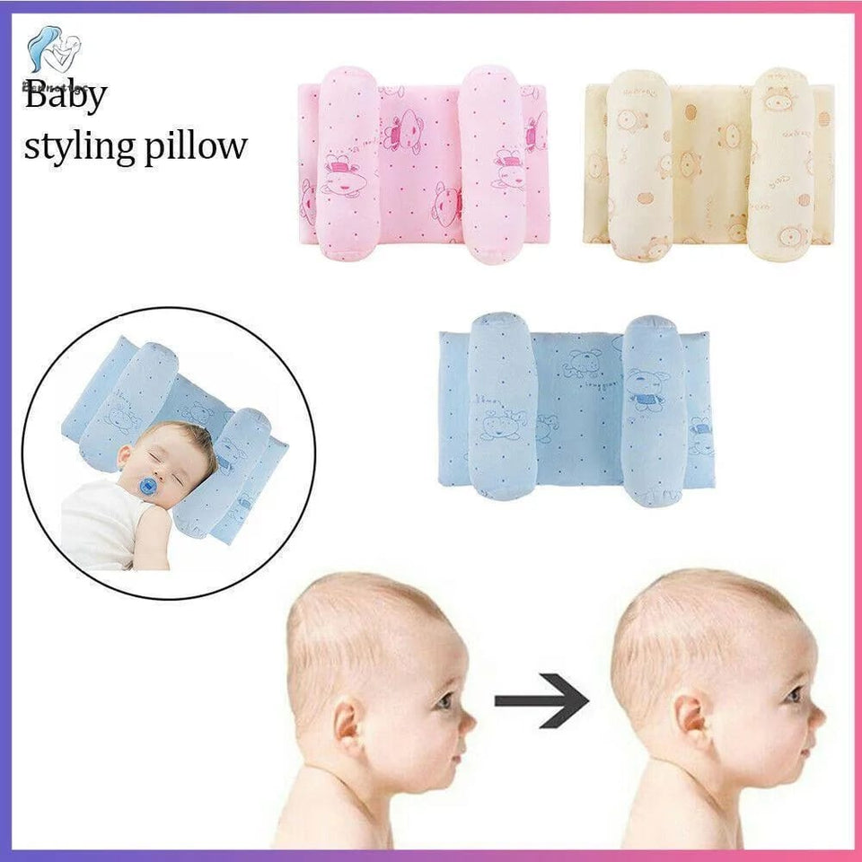 Baby Neck Pillow Cotton Bear Print Multicolor
