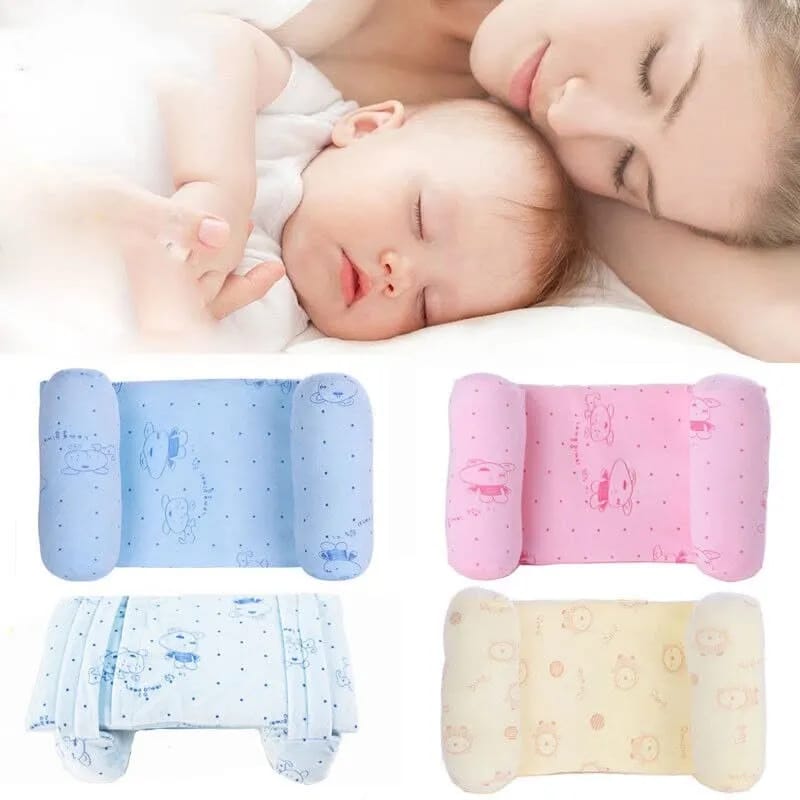 Baby Neck Pillow Cotton Bear Print Multicolor