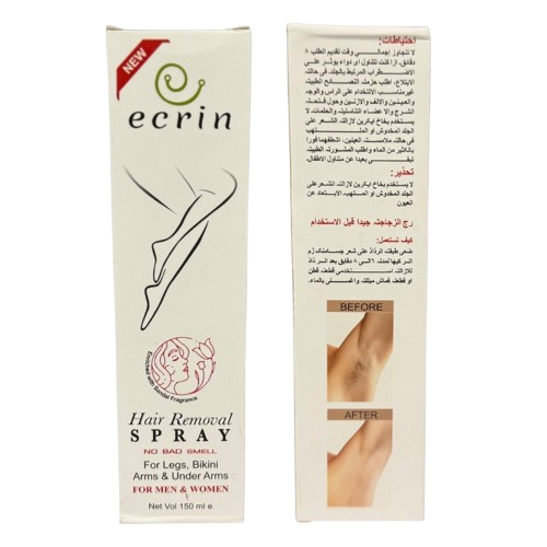 Ecrin Hair Removal Spray for Men & Women