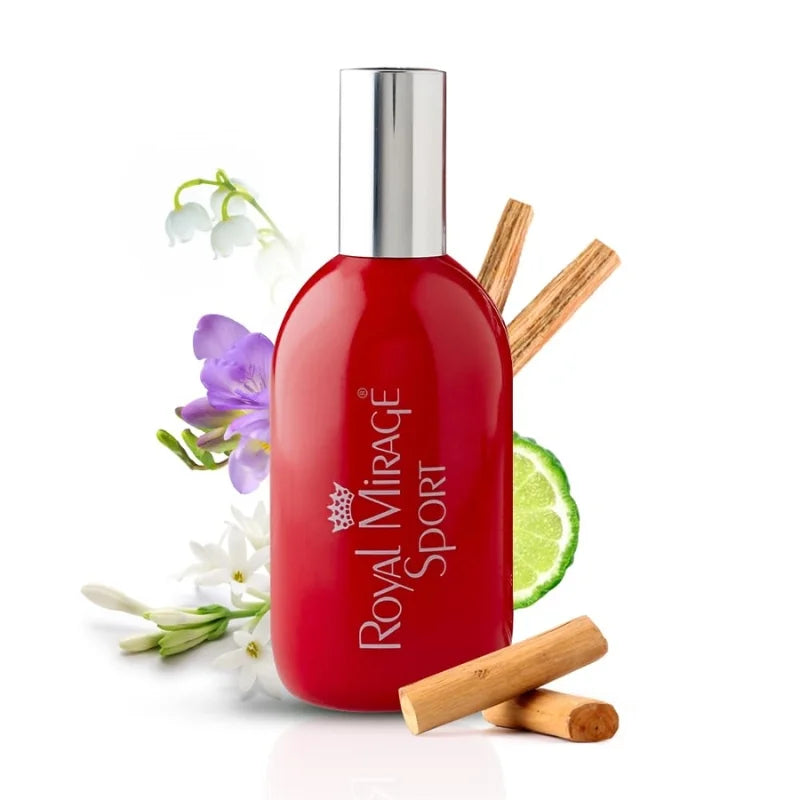 Royal Mirage Sport Eau De Cologne 120ml | Long-Lasting Refreshing Unisex Perfume Fresh unisex cologne spray